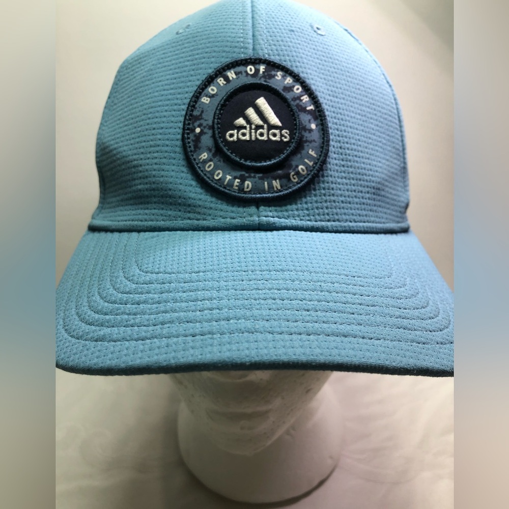 adidas Golf Mens Circle Snapback Cap – Hazy Blue – One Size
